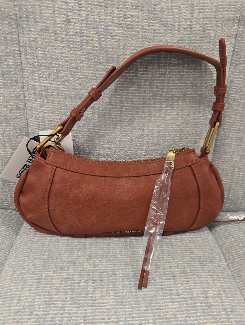 Steve Madden Rust Brown Shoulder Handbag - Picture 2 of 6